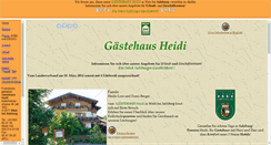 Desktop Screenshot of gaestehaus-heidi.at
