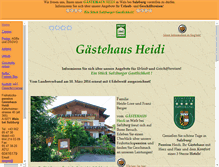 Tablet Screenshot of gaestehaus-heidi.at